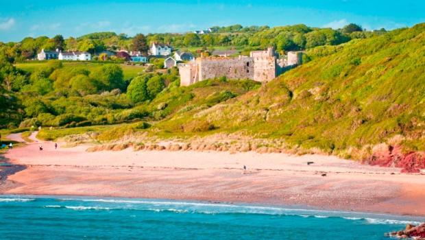 Manorbier Castle Inn Sunset Room Ngoại thất bức ảnh
